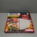 Half-Moon Ceramic Heat Deflector Plates for Kamado Joe Classic I, II, III - 15 Inch Pizza Stone - Kamado Joe Accessories and Replacement Parts by Smoker Chef - 2-Pack