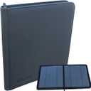 12-Pocket Black Double-Sided Trading Card Album, Side Loading Premium Card Binder, 720 Pockets Binder for Standard Trading and Sports Cards
