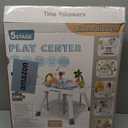 Time Followers 6-in-1 Baby Activity Center | 4 Stage Montessori-Inspired Toys | Grow Stationary Standing Toddler Table | Jumpers & Bouncers | Must Have for Boy & Girl 6, 12, 24+ Month Old (Grey)