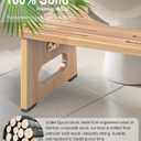 Foldable Toilet Stool, 7 Inch Poop Stool for Bathroom, Bamboo Toilet Potty Squat Adults, Dual Anti-Slip Potty Step Stool for Pooping, Improve Squatting Posture and Comfort for Kids Seniors, Natural