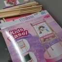 Easel for Kids Toys,Adjustable Wooden Toddler Art Easels, Girls Toys for Ages 5-7,8-13,Magnetic Dry Eraser White Board and Chalk Board with Art Supplies,Kid Easel 4 5 6 7 8 9 10 Year Old Girl Gifts (Pink)