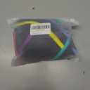 Eomenie Bikini Sets for Women Two Piece Swimsuits High Waisted Color Block Bathing Suits Tie Back Swimwear (Black, L)