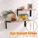 KURUI Drywall Anchors Assortment Kit for Sheetrock Concrete Brick, 350Pcs Wall Anchors and Flat Head Screws, 5 Sizes Picture Hanging Set for Bedroom/Office Wall Art Decor, House Warming Gifts New Home