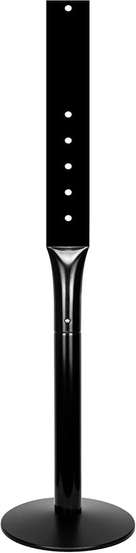 Parking Sign Post 48" Heavy Duty Sign Stand Cast Iron Sign Base, Movable Parking Sign Stand for Hanging Signs (Black-15Lbs-1Pack)