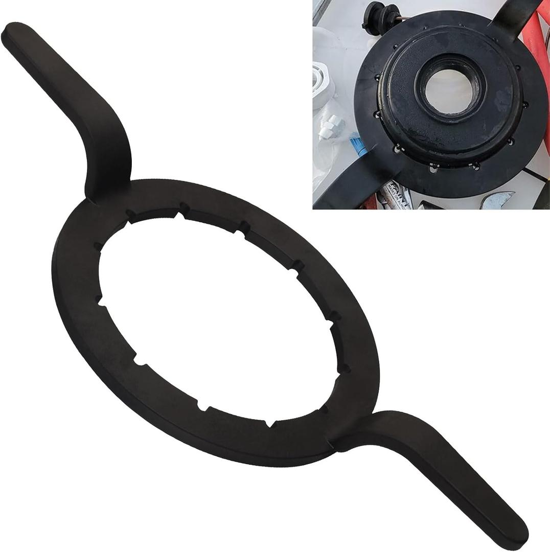 6 Inch Heavy Duty Wrench for IBC Tank & Industrial Tote Caps - Durable Plastic and Steel Tote Wr-ench for Fill Cap Removal - IBC Wrench Tool