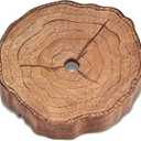 Camlot cacia Wooden Soap Dish with Self Draining, Funny and Modern Multi Shape Design, Soap Holder for Sink Countertop, Shower & Bathroom Soap Tray (Tree Ring-3.94"x3.94"x0.86")