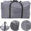 Life Large Capacity Inflatable Boat Canoeing Storage Bag Carrying Bag Pouch Foldable Storage Bag Organizer in Gray