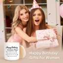 2 x Best Friend Birthday Gifts for Women Men, Funny Friendship Gifts for Woman Candles, Happy Birthday Gift for Friends Sister Bestie BFF Coworker Classmate, Funny Lavender Candles 7Oz, 3.14 inches x 3.7 inches