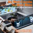 Stove Gap Covers Stainless Steel, 2 Pack Upgraded Stove Gap Filler for Gap Between Stove and Counter, Range Trim Kit Fits Up to 26 Inch & 0.6 Inch Width, Stove Counter Gap Cover