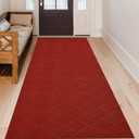 jxgzyy 2'11" x 9'10" Red Carpet Runner for Party, Non-Slip Red Outdoor Rug for Holiday, Wedding, Party, Event