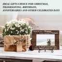 Sympathy Photo Frame Gifts, In Memory of Loved One Remembrance Frames, Your Life Was A Blessing Themed Sympathy Wooden Picture Frame With Stand, Bereavement Gifts For Loss Of Family Friends -36