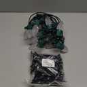 C9 Christmas String Lights Outdoor - 20 LED Pathway Light with Strawberry Shell and Stake Connectable Warm White High Voltage Waterproof for Driveways Xmas Holiday Patio Decoration (25.7 Ft, 1 Pack)