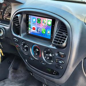 7 Car Stereo Radio for Toyota Tundra 2000-2006, Touch Screen Wireless Carplay Android 14 Auto with Head Unit WiFi GPS Bluetooth AHD Backup Camera Microphone