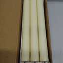 GenSwin Drip Wax Flameless Taper Candles Flickering with 10-Key Remote, Battery Operated Led Warm 3D Wick Light Window Candles Real Wax Pack of 6 Christmas Home Wedding Decor(Ivory, 0.78 X 9.64 Inch)