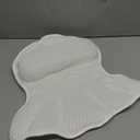 Bath Pillow Bathtub Pillow, Luxury Bath Pillows for Tub Neck and Back Support, Bath Tub Pillow Headrest with Soft 4D Mesh Fabric and Non-Slip Suction Cups, Relaxing Bath Accessories Spa Gifts (White)