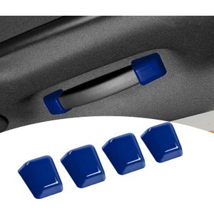 for Challenger Roof Handle Trim Cover Fit for Dodge Challenger 2010-2023 Blue Interior Accessories 4pcs