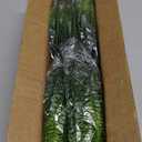 TURNMEON 8 Bundles Ferns Artificial Plants Outdoor 17 Inch Long Length Summer Decor, Artificial Flowers for Outdoors UV Resistant Fake Plants Plastic Faux Greenery Shrubs for Planter Home Garden Decor