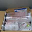 8L/2.1Gal Humidifiers for Bedroom Large Room with Clear Tank, 7-Color Light, 36dB Ultrasonic Cool Mist Humidifiers with Humidistat, Essential Oil Tray Top Fill Humidifier for Home Bedroom Office (White)