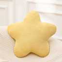 Small Star Throw Pillows for Bed, Decorative Throw Pillows for Couch Livingroom,15" Yellow Pillows Aesthetic Cute Floor Pillow with Soft Plush for Sofa Bedroom Kids Xmas Gift (Yellow)