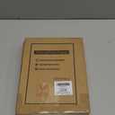 GraduationMall 5x7 Picture Frames, Real Glass, Display Photos for Wall or Tabletop, White with Gold Beads, 2-Pack