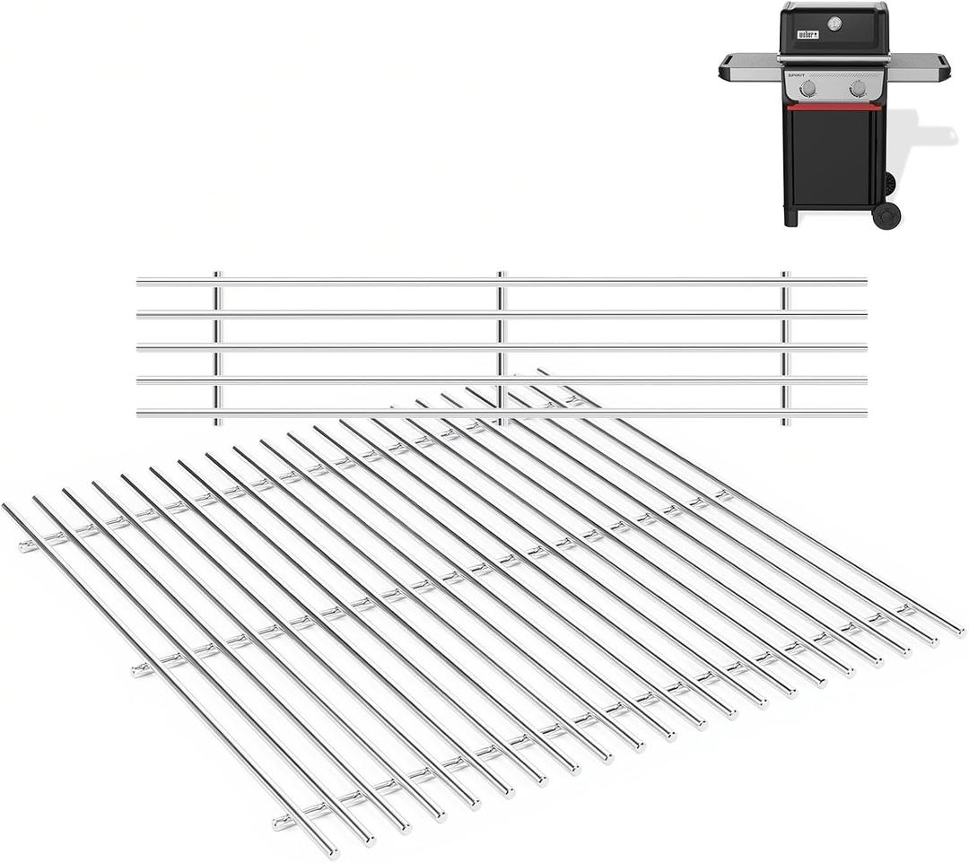 17.5 Inch Grill Grates for Weber Spirit 200 & Spirit 300 Series(2025)