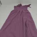 PRETTYGARDEN Women's Casual Summer Boho Maxi Dresses Spaghetti Straps Square Neck Solid Smocked Swing Long Beach Dress(Solid Purple, Small)