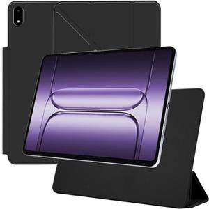 Case for OnePlus Pad 3  13.2Inch Slim Magnetic Stand Cover, PU Leather, Full Protection, Anti-Scratch, Dirt-Resistant, Lightweight [Black]