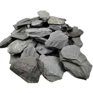 Voulosimi Natural Slate Rocks PH Neutral Stone Perfect Rocks for Aquariums, Landscaping Model,Tank Decoration,Amphibian Enclosures (7.5 LB, 1-3 inch)