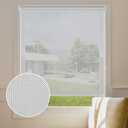 Persilux Solar Roller Shades Light Filtering Roller Blinds for Windows Shades (35" W x 72" H, Grey) Flame Retardant, Semi Sheer Shades for Windows, Home, Office, Easy to Install