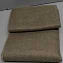 Corner Kitchen Rugs Non Slip Washable, Rubber Backed Circular Sector Kitchen Mats for Floor, Super Absorbent Imitation Linen Braided Kitchen Floor Mat for Sink Corner Areas (Brown, Radius 39")