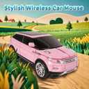 elec Space Wireless Mouse Car Computer Mouse for PC Laptop (Milk Tea Pink)