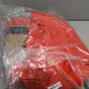 BRILLMAX 6 Pack Red Round Tablecloths 120 Inch for 60 Tables - 150 GSM Polyester Fabric, Floor Length Drop, Water, Stain & Wrinkle Resistant Cloth Cover for Wedding Reception Banquet Dining Party