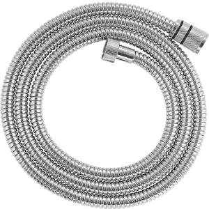 GROHE VitalioFlex Metal Long-Life TwistStop - Shower Hose 1.75 m (Tensile Strength 50 kg, Pressure Resistance Up to 16 Bar, Heat Resistance 75C, Universal Connection G 1/2" x 1/2"), Chrome, 22100000