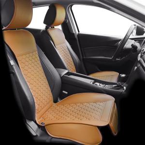 Elantrip 2PCs Front Car Seat Covers Leather Car Seat Protector Universal fit for Most Cars SUVs and Trucks Water Proof Seat Protector Whiskey Color (Cognac)