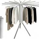 Clothes Drying Rack Foldable, Rotary Tripod Laundry Drying Rack,16 Aluminum Poles,Rotatable Portable Floor Standing Clothes Airer,Laundry Drying Rack Floor Standing