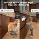 10 Pack Cabinet Locks Baby Proofing - SKYLA HOMES Children Proof Magnetic Cabinet Locks for Cupboard, Drawers, Adhesive Baby Proof Latches (10 Locks and 2 Keys)