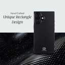 Cocomii - Rectangle Case Compatible with iPhone 16 - Compatible with MagSafe, Carbon Fiber Texture, Aramid Pattern, Glossy, Magnetic Phone Case for iPhone 16 6.1 inch, Black