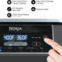 Ninja DZ201 Foodi 8 Quart 6-in-1 DualZone 2-Basket Air Fryer with 2 Independent Frying Baskets, Match Cook & Smart Finish to Roast, Broil, Dehydrate & More for Quick, Easy Meals, Grey