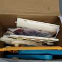 102pcs Kids Shopping Cart Trolley Play Set with Pretend Food and Accessories,Perfect for Ages 3+ Pretend Play and Role-Playing Games