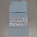 Keyboard Case for iPad mini 7th Generation (A17 Pro) 2024 / 6th Gen 2021 8.3 Inch [Magnetic Detachable Wireless Keyboard][Support 3 System] Flip Stand Case with Pencil Holder, Light Blue