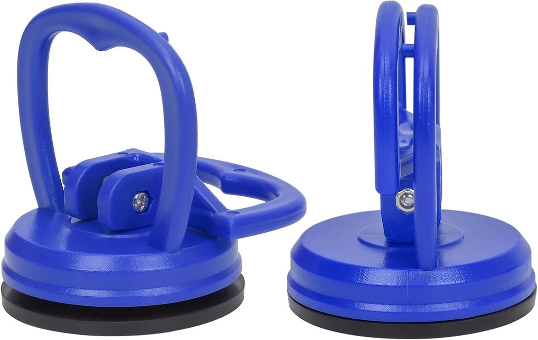 STREBITO Suction Cups Heavy-Duty 2 Pieces Screen Suction Cups Tool for iMac, iPhone, MacBook, iPad, TV, Phone, Laptop, Computer, Tablet, LCD Screen Remover, Blue