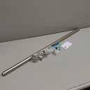 Umbra Cappa Curtain Rod, Includes 2 Matching Finials, Brackets & Hardware, 36 to 66-Inches, Nickel