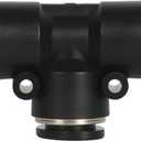 Rapidair 50200 Equal Tee Fitting with 1/2-Inch Tubing