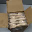 500 Pcs Mini Bamboo Forks 3.54 Disposable Small Wood Appetizer Forks Bulk for Tasting, Party, Serving, Cocktail Parties, Fruits