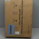 Outdoor Heated Cat House in Winter,Extremely Insulated & Weatherproof,Elevated Feral Cat Shelter with Waterproof Eaves & Escape Door for Outside Stray Barn Cat (Dark Green,L) (25.6"L x 16.5"W x 18.5"H)