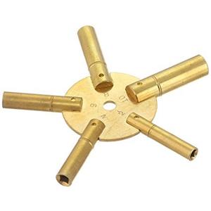 Brass Blessing Clock Winding Key - 5024