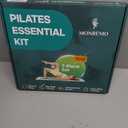 Pilates Home Workout Kit 7pc Pilates Set for Women with Toning Ring (Magic Circle), Mini Ball & Resistance Bands. Full Mat Pilates Equipment for Yoga, Core & Stretching at Home