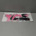 20Pcs Halloween Garage Decoration Magnet Stickers Black Pink Bat Refrigerator Decals Magnet Stickers for Party Home Door Dishwasher Decor