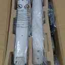 monTEK Single Monitor Arm with USB A/C, Ultrawide Monitor Stand for 17 to 57 Inch Curved Screen, Holds 59.4 lbs, Adjustable Gas Spring Arm, 75/100 VESA Mount, Clamp & Grommet Desk Mount, White