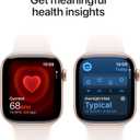 Apple Watch Series 11 [GPS 42mm] Smartwatch with Rose Gold Aluminum Case with Light Blush Sport Band - S/M. Sleep Score, Fitness Tracker, Health Monitoring, Always-On Display, Water Resistant